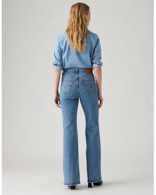 Levi's Blue Levi's Ribcage Sonoma High Rise Wide Leg Jeans