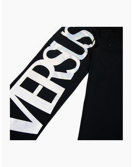 Versus  White Versace Versus Printed Logo Jogging Pants for men
