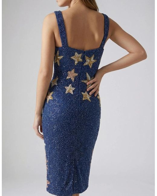 Oceanus Blue Starfish And Shell Dress
