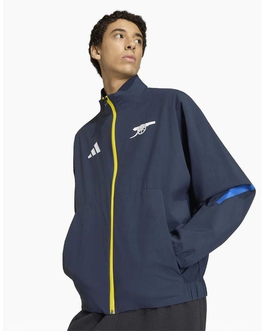 Adidas Blue Afc Anth Jkt for men