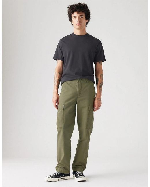 Levi's Green Levi's Cargo Strght for men