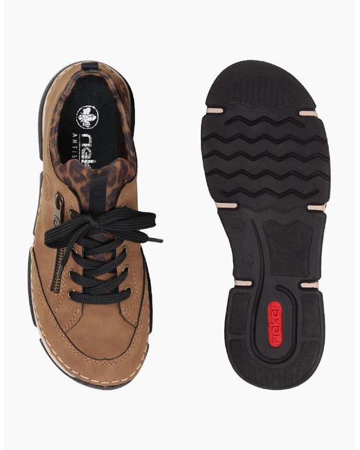 Rieker Brown Excursion Trainers