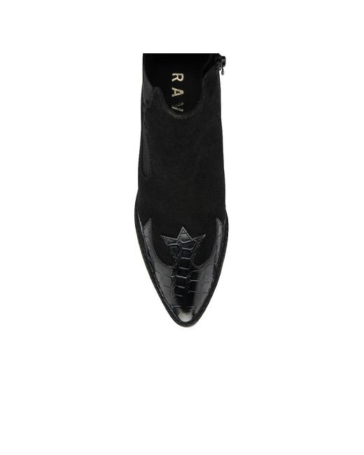 Ravel Black Esk Ankle Boots