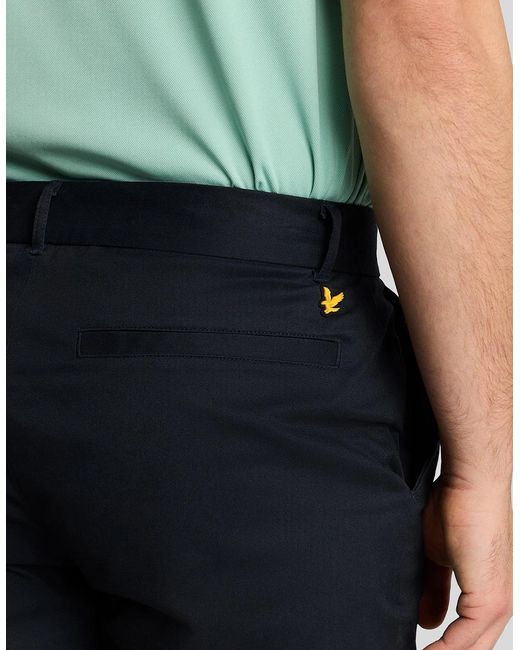 Lyle & Scott Green Course Stretch Chino Shorts for men
