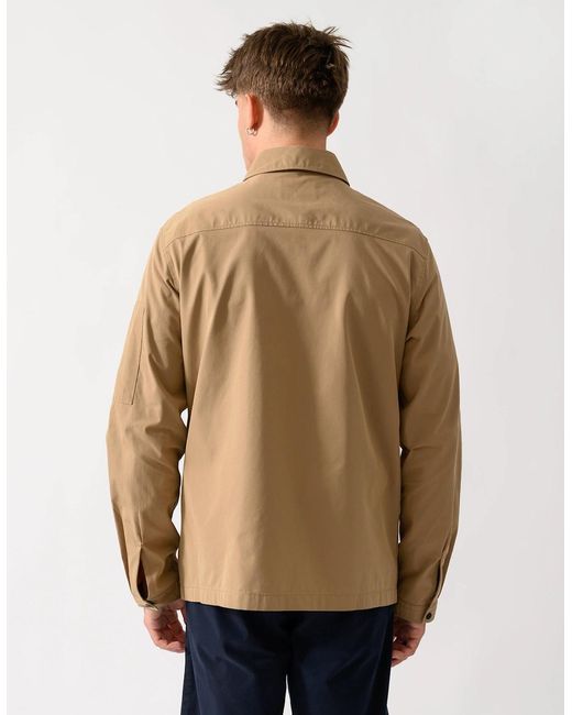 Boss Natural Hugo Emmond Zip Overshirt for men