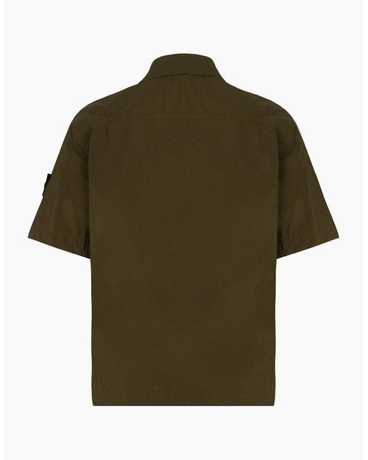 Stone Island Green Ghost 1200019 Ss Shirt for men