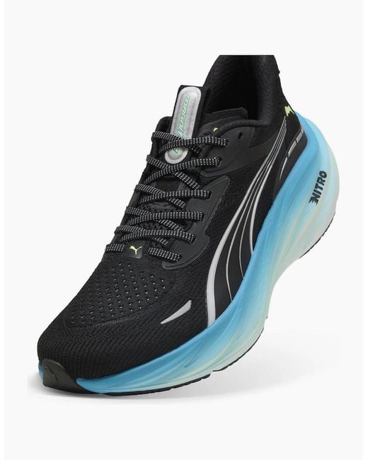 PUMA Blue Magnify Nitro 3 Everyday Neutral Road Running Shoes for men