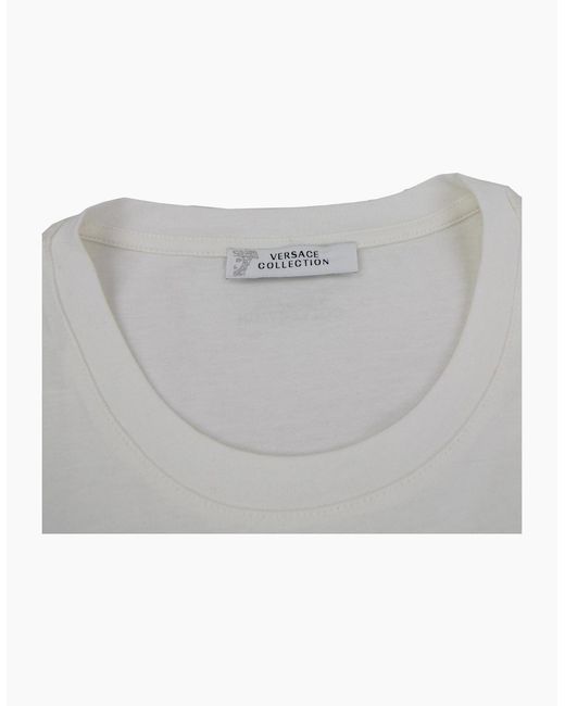 Versace White Medusa T Shirt Off for men