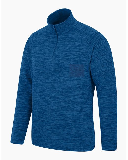Mountain Warehouse Red Snowdon Ii Fleece Top for men