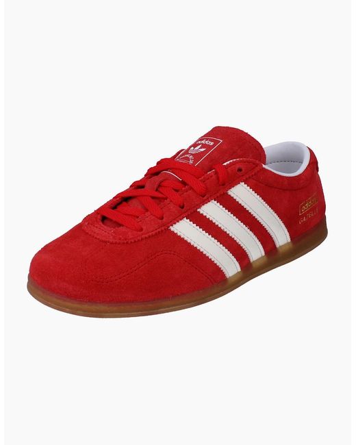adidas Originals Gazelle Lo Pro Trainers Sneakers Jr5744 in Red | Lyst UK
