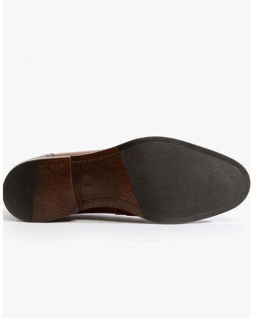 Base London Brown London Kennedy Shoes Burnt Tan for men