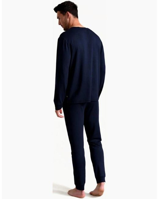Ted Baker Blue Luxe Modal Lounge Jogging Bottoms for men