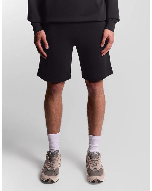 Lyle & Scott Blue Cotton Sweat Short for men