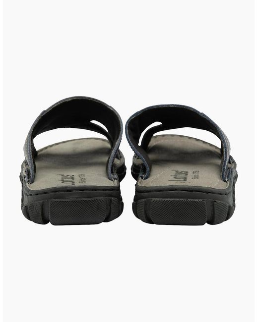 Lotus Blue Bastion Sandals for men