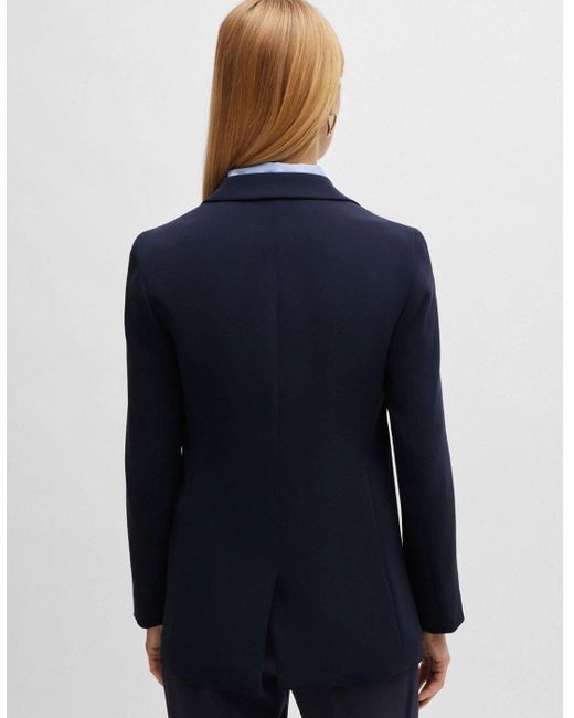 Boss Blue Jocalua8 Relaxed-Fit Blazer