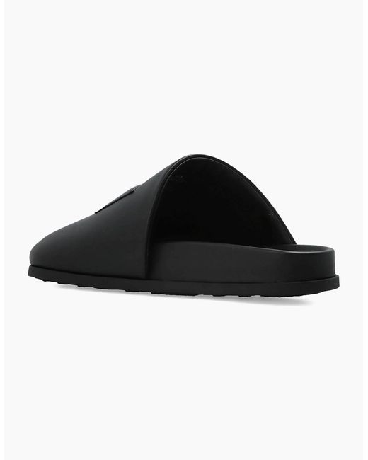Givenchy Black Leather Mules for men