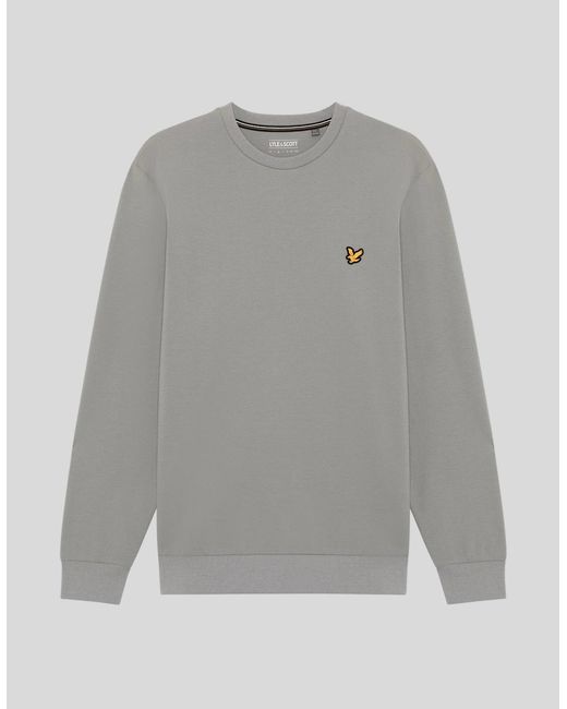 Lyle & Scott Gray Sports Lightweight Sweatshirt for men