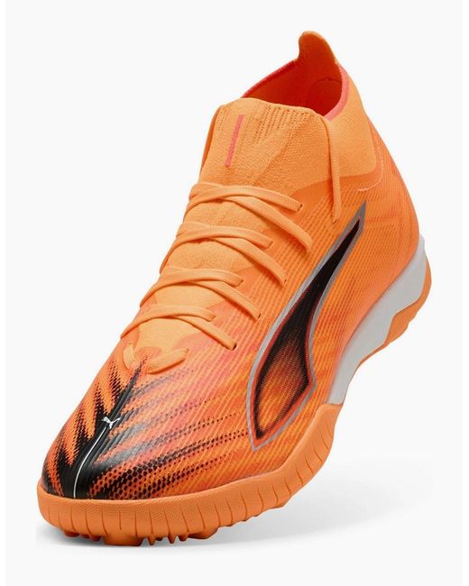 PUMA Orange Ultra 6 Match+ Astro Turf Football Boots for men