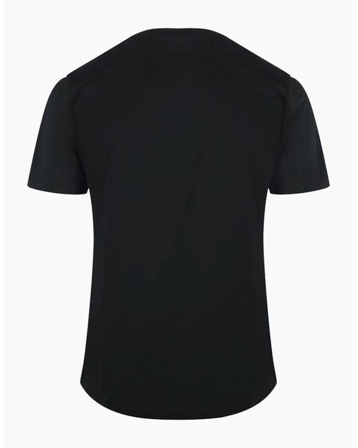 Roberto Cavalli Black Cavalli Class Bold Zebra Print Logo T-Shirt for men
