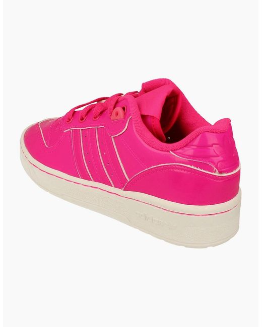 Adidas Pink Originals Rivalry Low Trainers Sneakers Eh2186