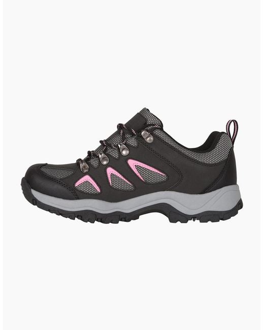 Mountain Warehouse Black Ladies Adventurer Waterproof Walking Shoes