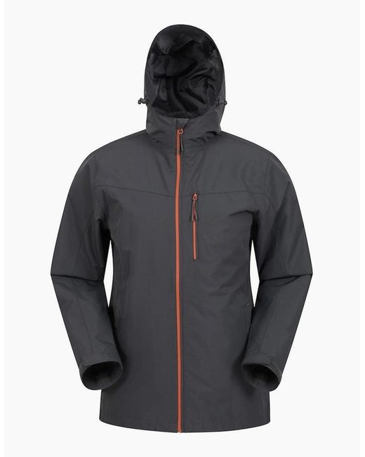 Mountain Warehouse Blue Brisk Extreme Waterproof Jacket for men