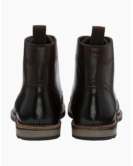 Frank Wright Brown Corby Brogue Boots for men