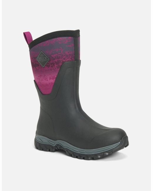 Muck Boot Purple S Arctic Sport Mid Wellington Boots