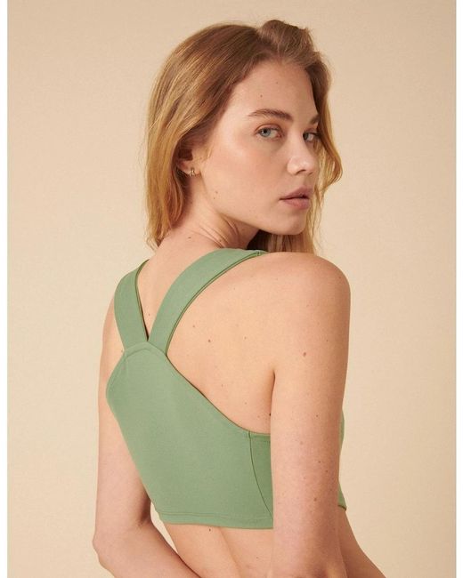 Nobody's Child Green Sports Bra