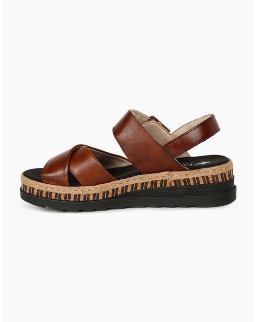 Rieker Brown Cayman Sandals