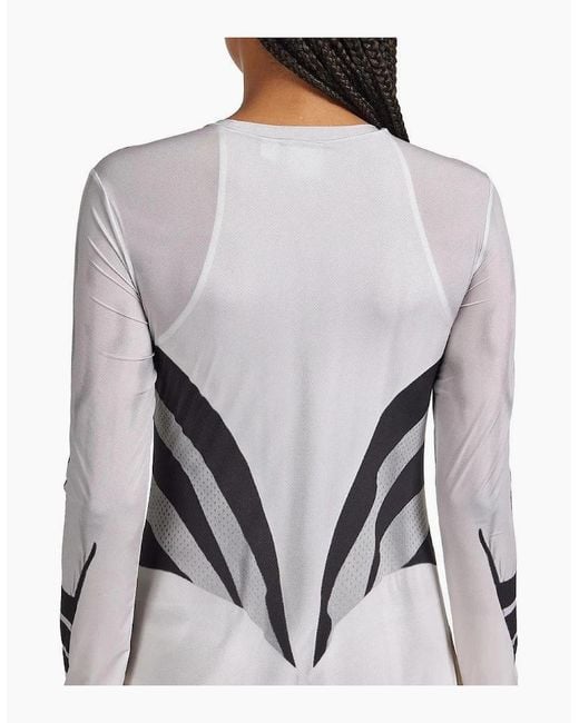 Adidas White Originals Atlanta Sublimation Print Maxi Dress