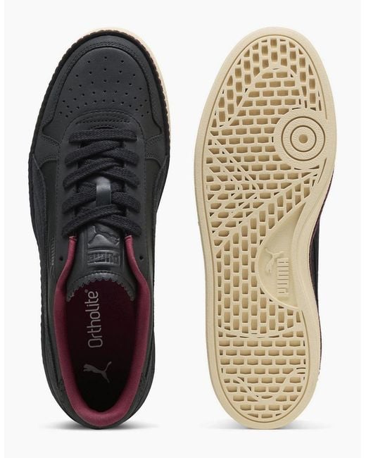 PUMA Black Indoor Regal Grace Low Top Trainers