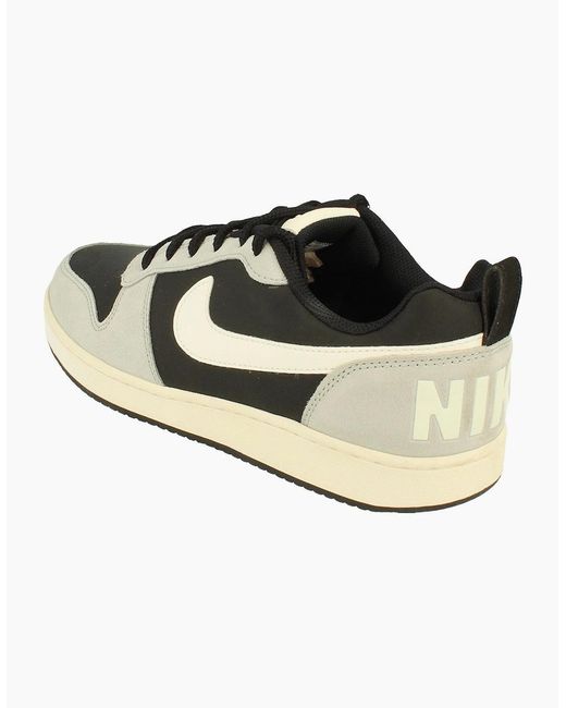Nike Black Court Borough Low Prem Trainers 844881 005 for men