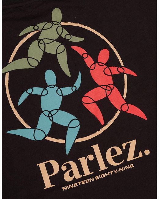 Parlez Black Corpora T-Shirt for men