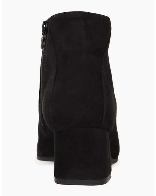 Gabor Black Tiff Ankle Boots