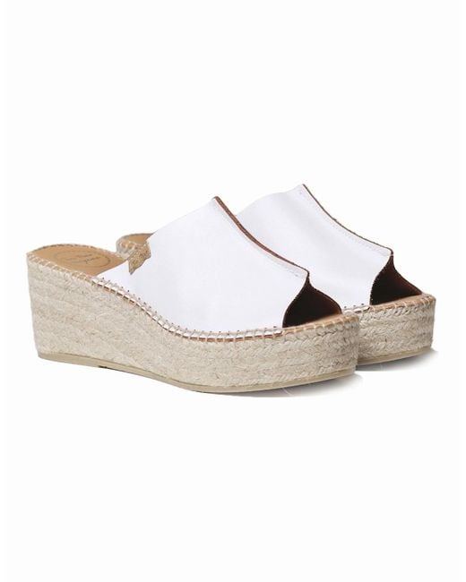 Toni Pons White Ivonne Wedge Heel Sandals