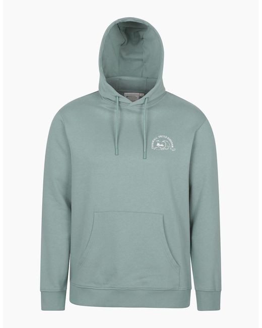 Mountain Warehouse Blue Regional Cornwall Graphic Hoodie for men