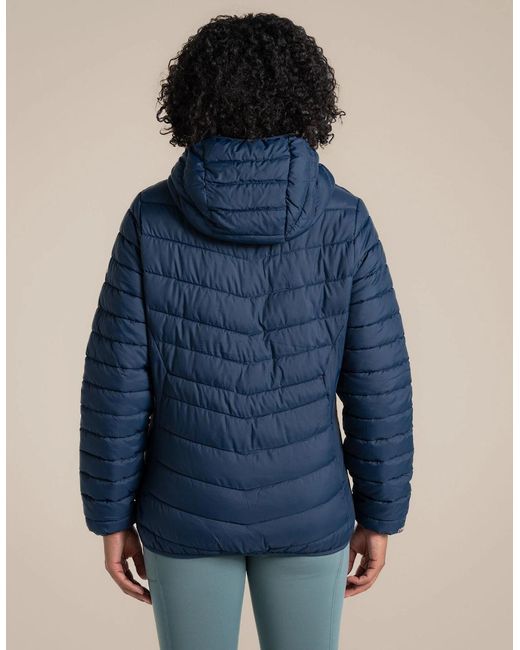 Craghoppers Blue Ladies Compresslite Ix Insulated Hooded Jacket