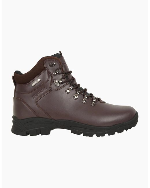 Mountain Warehouse Black Latitude Ii Extreme Leather Waterproof Walking Boots for men