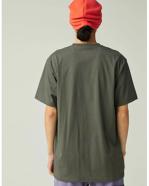 Snow Peak Green Snow Peak Typography T-Shirt for men