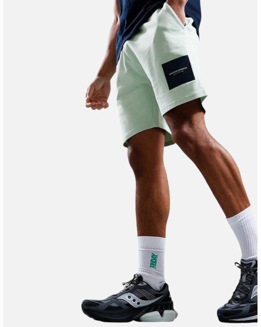 Weekend Offender Green Weekender Offender Sweat Shorts Half Pants for men