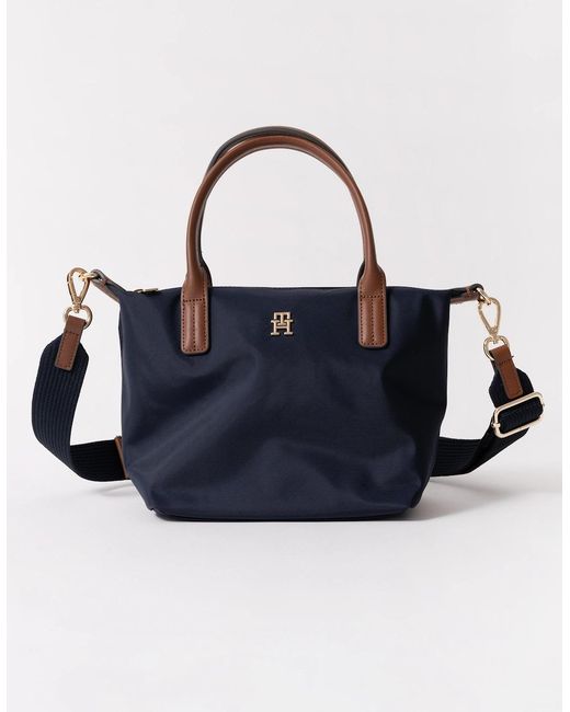 Tommy Hilfiger Blue Popette Mini Tote Bag