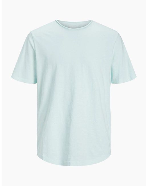Jack & Jones White Crew Neck Regular Fit T-Shirt for men