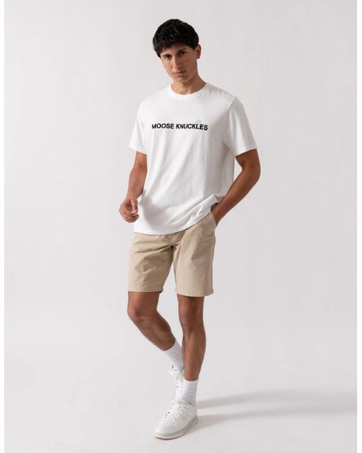 Moose Knuckles White Conway T-Shirt for men