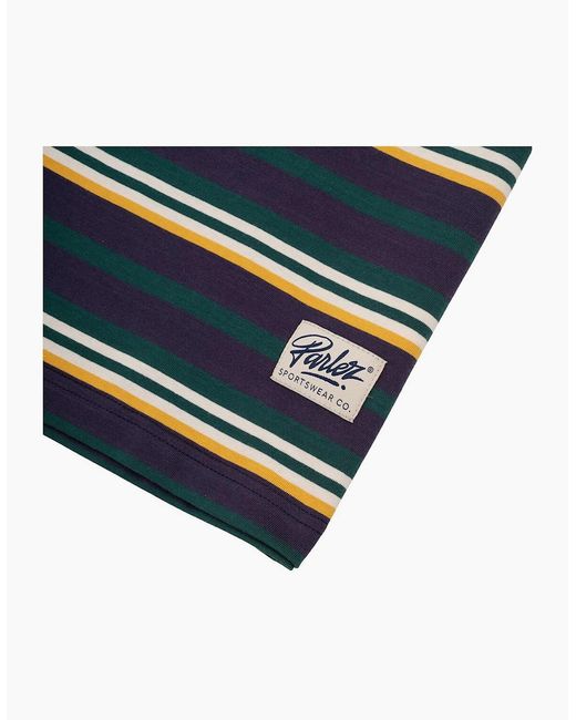 Parlez Blue Ashby Midnight Stripe T-Shirt for men