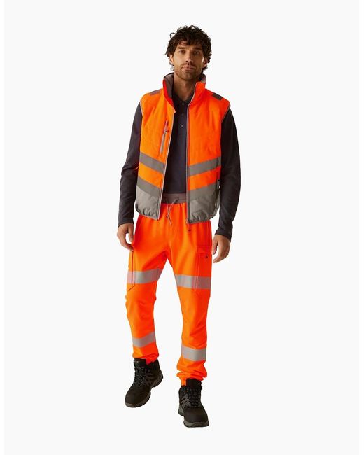 Regatta Orange Thermal Two Tone Hi-Vis Vest for men