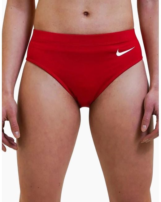 Nike Red Ladies Logo Knicker Shorts