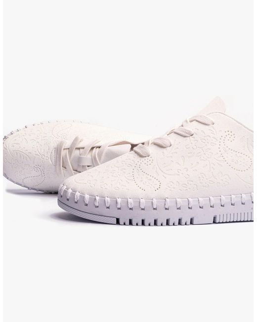 Lotus White Alicja Shoes