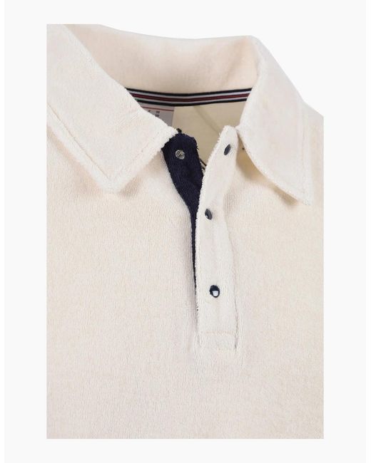 Fila Natural Massimo Terry Polo Gardenia/Garnet for men