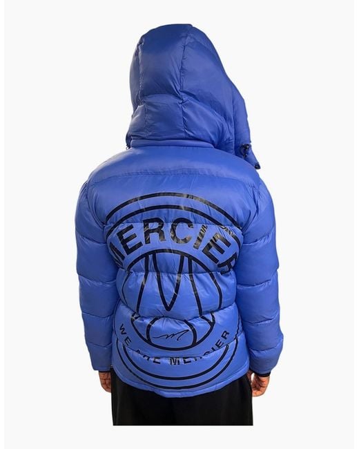 Mercier Blue Puffa Jacket for men
